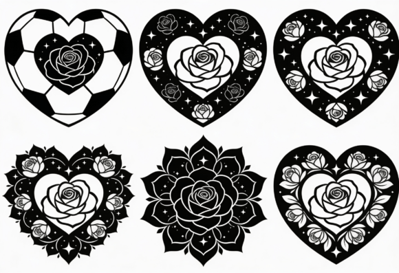 A Graphic Designer Reviews the Heart Rose Soccer Mandala