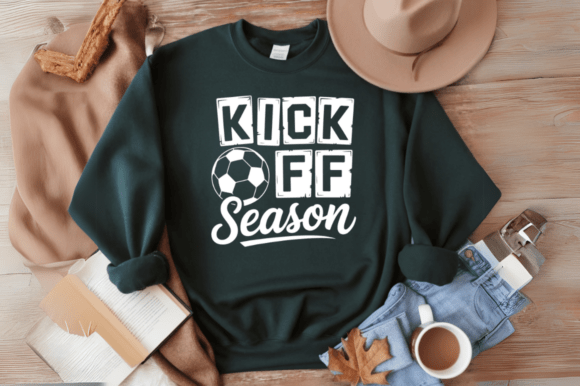 Kick Off Season Soccer Graphics for Crafts and Campaigns