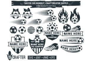 Soccer Ball Craft Creator Bundle: Graphics & Crafts