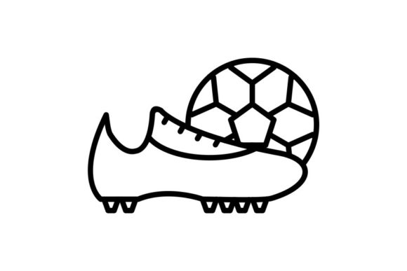 Soccer Line Icon Design: Graphics & Icons for Branding