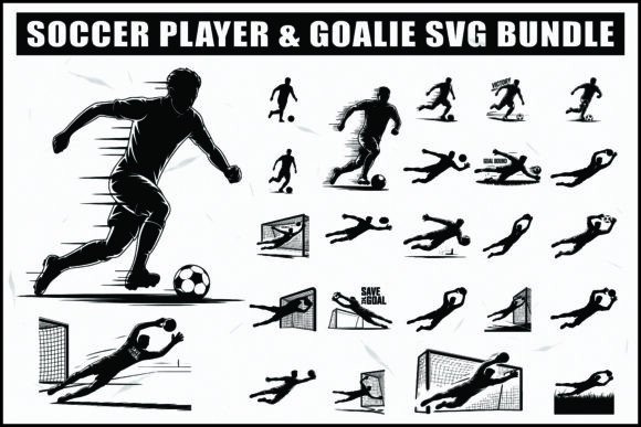 Soccer Player Goalie SVG Bundle: A Designer's Review