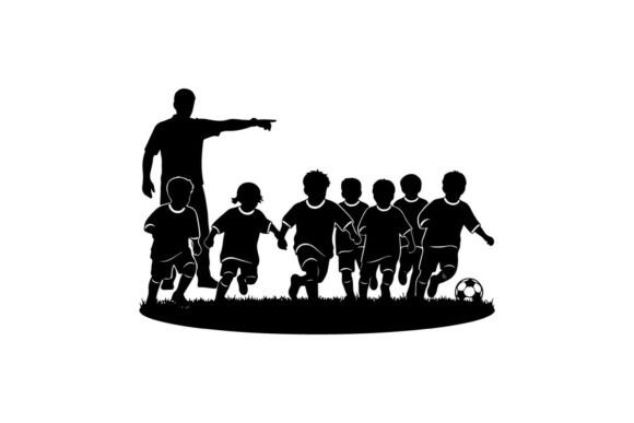 Using Soccer Coach Silhouettes for Client Design Projects